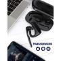 Bluetooth Headset V5.1 aptX HD Wireless Bluetooth Earpiece with CVC8.0 Dual Mic Noise Cancelling 16Hrs Hands-Free Talking for Cell Phone iPhone Android Laptop Skype Trucker Driver