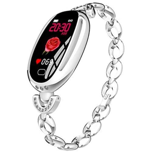 Smart Watches for Women Luxury Diamond Bracelet Heart Rate Pedometer Wristwatch Calorie Counter Blood Pressure Sport Watch Fitness Tracker