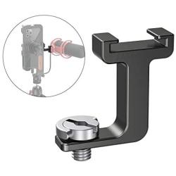 SmallRig Vertical Extended Cold Shoe Mount, 1/4”-20 Thread to Cold Shoe Adapter Relocation Plate for Smartphone Video Rig Pro Mobile Cage - BUC2637