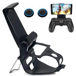 PS4 Controller Phone Clip Mount Holder, BRHE Android /ios Mobile Phone Bracket Game Clamp Adjustable Stand [New Upgrade]