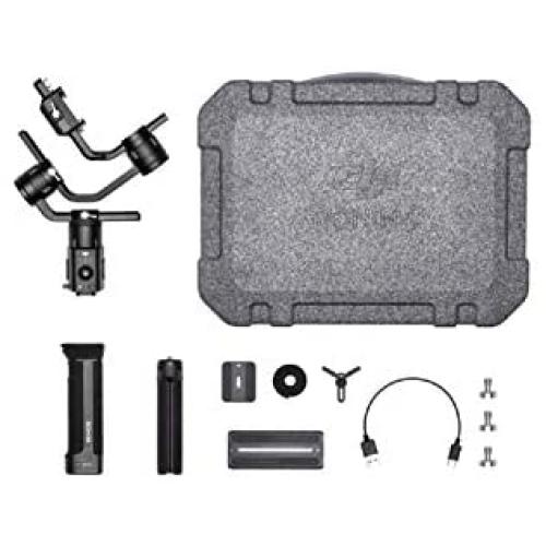 DJI Ronin-S Essentials Kit - Camera Stabilizer 3-Axis Gimbal Handheld for DSLR Mirrorless Cameras up to 8lbs / 3.6kg Payload for Sony Nikon Canon Panasonic Lumix, Black