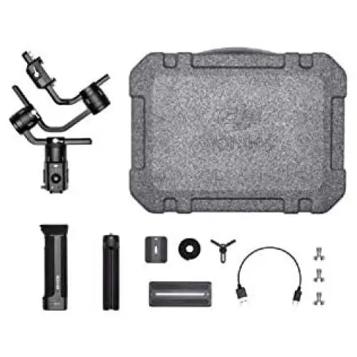 DJI Ronin-S Essentials Kit - Camera Stabilizer 3-Axis Gimbal Handheld for DSLR Mirrorless Cameras up to 8lbs / 3.6kg Payload for Sony Nikon Canon Panasonic Lumix, Black DJI Ronin-S Essentials Kit - Camera Stabilizer 3-Axis Gimbal Handheld for DSLR Mirrorless Cameras up to 8lbs / 3.6kg Payload for Sony Nikon Canon Panasonic Lumix, Black