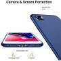TORRAS Slim Fit iPhone SE 2020 Case/iPhone 7 Case/iPhone 8 Case, Full Protective Anti-Scratch Phone Case Compatible with iPhone SE Case (2nd)/iPhone 7/8, Navy Blue