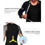 Men Neoprene Waist Trainer Sauna Sweat Suit Workout Vest Tank Top Tummy Control Shapewear Slimming Body Shaper