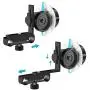 Neewer Follow Focus with Gear Ring Belt for Canon Nikon Sony and Other DSLR Camera Camcorder DV Video Fits 15mm Rod Film Making System,Shoulder Support,Stabilizer,Movie Rig(Blue+Black)