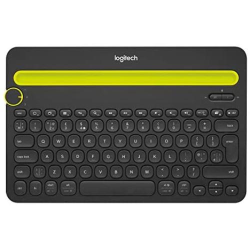 Logitech Bluetooth Multi-Device Keyboard K480 for Computers. Tablets and Smartphones. Black - 920-006342 (Renewed)