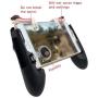 4in 1 SET For Pubg Mobile Gamepad Controller for Phone L1R1 Trigger with M24 Joystick L1R1 Fire Buttons Shooter Black