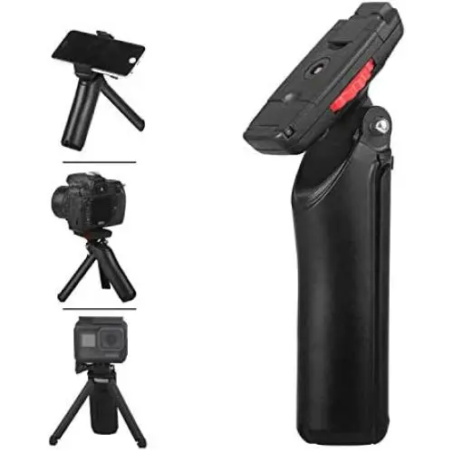 LENSGO L311 Mini Tripod, 3 in 1 Portable Cell Phone Camera Tripod Stand Holder with Universial Cell Phone Clip & 1/4" Screw & GoPro Mount for iPhone Android Smartphone Canon Nikon DSLR Camera GoPro LENSGO L311 Mini Tripod, 3 in 1 Portable Cell Phone Camera Tripod Stand Holder with Universial Cell Phone Clip & 1/4" Screw & GoPro Mount for iPhone Android Smartphone Canon Nikon DSLR Camera GoPro