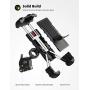 Phone Holder Mount for Bike Handlebar - Lamicall Motocycle Cell Phone Clamp, Scooter Phone Mount for iPhone 11/ iPhone 11 Pro/iPhone 11 Pro Max, Samsung S10 and More 4.7“ - 6.8" Smartphones