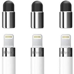 FRTMA [2 in 1] for Apple Pencil Cap Replacement/as Stylus for All Touch Screen Tablets/Cell Phones (Pack of 3)