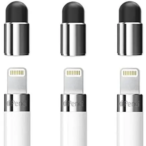 FRTMA [2 in 1] for Apple Pencil Cap Replacement/as Stylus for All Touch Screen Tablets/Cell Phones (Pack of 3)
