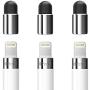 FRTMA [2 in 1] for Apple Pencil Cap Replacement/as Stylus for All Touch Screen Tablets/Cell Phones (Pack of 3)