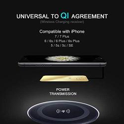 Qi Receiver wirless Charging reciever for iPhone 5-5c- Se- 6-6 Plus- 7-7 Plus- iPhone
