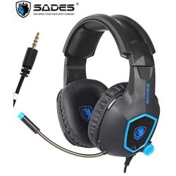 SA818 PS4 Gaming Headset Casque PC Gamer Headphones with Microphone for New One Controller Laptop Mobile Phone