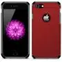 iPhone 7/8 Case, ImpactStrong Heavy Duty Dual Layer Protection Cover Heavy Duty Case for iPhone 7/8 (Deep Red)