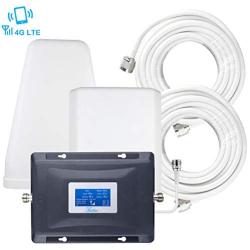 Verizon Cell Phone Signal Booster 4G LTE Straight Talk Verizon Cell Phone Booster Extender Signal Booster 700mhz Band 13 Cell Booster Verizon 4G LTE Network Extender Antenna Kit LCD 5000sqft FUSTAR