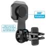 WixGear Universal Air Vent Twist Hole Magnetic Phone Holder for Car, for All Cell Phones with Fast Swift-Snap Technology, Will Not Block Air Vent Flow - for Vertical and Horizontal Vent