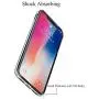 Unov Case Clear with Design Slim Protective Soft TPU Bumper Embossed Floral Pattern [Support Wireless Charging] Cover for iPhone XR 6.1 Inch(Flower Bouquet)