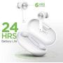 Wireless Earbuds, Letsfit Bluetooth 5.0 Headphones TWS Stereo Touch Control Earbuds with Charging Case, IPX5 Waterproof in-Ear Sport Earphones with Mic for Running Gym Workout White