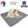 JdPet Washable Dog Pee Pads+Free Grooming Gloves - Reusable Whelping Pads,Waterproof Dog Mat Non-Slip Puppy Potty Training Pads for Dogs, Cats, Bunny