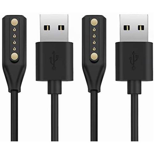 [2-Pack] TUSITA Charger for Bose Frames Alto, Bose Frames Rondo - USB Magnetic Charging Cable 100cm - Audio Sunglasses Accessories
