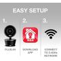 RCA WiFi Video Camera Home Security System with Motion Detection, 2 Way Talk and Night Vision. Works w/iPhone, Samsung, LG, Google or Any Smartphone or Wireless Device