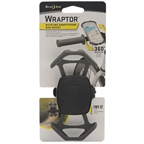 Nite Ize Wraptor, Rotating Smartphone Bar Mount Nite Ize Wraptor, Rotating Smartphone Bar Mount