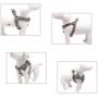 lionet paws Dog Harness with Bowtie Cotton No-Pull Adjustable Pet Harness with Metal Buckle for Small Medium Large Dogs