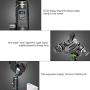 FeiyuTech SPG 2 3-Axis Gimbal Stabilizer for Smartphone iPhone Xs X 8 7 Plus Samsung Galaxy S9+ S9 S8 Gopro 7 6 Splashproof Audio Transmission Bluetooth Dual Mode Connection OLED Display 14H Runtime