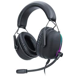 V11 Stereo Gaming Headset for PS4, PC, Xbox One Controller, Noise Cancelling Over Ear Headphones with Mic, LED Light, Bass Surround, Soft Memory Earmuffs for Laptop Mac Nintendo Switch Games