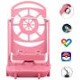 Orzero Steps Counter Accessories Compatible for Poke Ball Plus, Pokemon Go Cellphone Pedometer, (USB Cable) (Easy Installation) (Mute Version) (Support 2 Phones) Quick Steps Earning Device- Pink