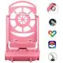 Orzero Steps Counter Accessories Compatible for Poke Ball Plus, Pokemon Go Cellphone Pedometer, (USB Cable) (Easy Installation) (Mute Version) (Support 2 Phones) Quick Steps Earning Device- Pink