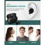LASUNEY Waterproof 60H Cyclic Playtime True Wireless Earbuds for iPhone Android, Bluetooth 5.0 TWS Stereo Headphones with Charging Case, in-Ear Earphones Headset with Built in mic for Sport