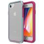 LifeProof SLAM Series Case for iPhone SE (2nd gen - 2020) and iPhone 8/7 (NOT Plus) - Retail Packaging - Aloha Sunset (Clear/Blue Tint/Process Magenta) (77-57406)