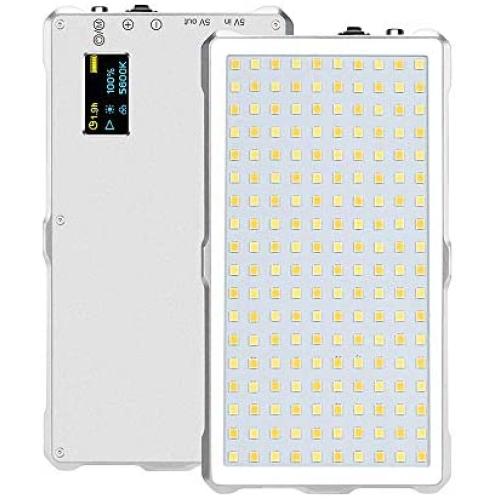 LituFoto F18 Portable LED Video Light Lamp Fill-in Light 3200-5600K for Video Recording Professional Studio Commercial Photography Wedding Photography Live Broadcast