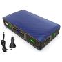 HALO Bolt Wireless Laptop Power Bank - 44400 mWh Portable Phone Laptop Charger Car Jump Starter with AC Outlet and Car Charger, Blue Graphite