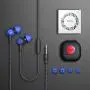 Earphones Earbuds, OARIE Headphones with Mic Stereo HiFi Earphones for iOS Android 3.5mm Jack(Dark Blue) Earphones Earbuds, OARIE Headphones with Mic Stereo HiFi Earphones for iOS Android 3.5mm Jack(Dark Blue)