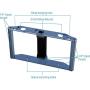 Guedieo Smartphone Video rig Aluminium Alloy Filmmaking Case Phone Video Stabilizer Grip Tripod Mount for Videomaker Film-Maker Video-grapher for iPhone 11 11pro11 max Xs XS Max XR X 8 goprohero8/7/6