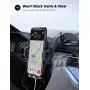 Dashboard Car Phone Mount - Lamicall Dash Mount Cell Phone Holder Stand for Car with Strong Suction Cup, Compatible with iPhone 11 Pro Xs Max XR X 8 7 6 Plus, 4-6.5 Phones