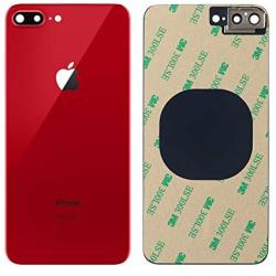 Vimour Back Glass Replacement for iPhone 8 Plus 5.5 Inches All Carriers with Pre-Installed Camera Lens, Bracket, Adhesive and Repair Tool Kits (Red)