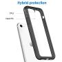 JETech Case for Apple iPhone SE 2020 2nd Generation, iPhone 8 and iPhone 7, 4.7-Inch, Shockproof Bumper Cover, Anti-Scratch Clear Back, Dark Grey