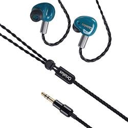 Oriolus Finschi Headset 1DD 1BA Hybrid Technology HiFi Monitor in Ear Earphones Without Mic HiFi Version Blue