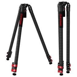 IFOOTAGE Tripod, 61” Carbon Fiber Video Camera Tripod with Quick Fastbowl, Max Load 19.8 lbs, Compatible with Canon, Nikon, Sony DSLR Camcorders