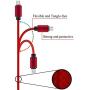 Micro USB Cable 10ft 3Pack by Ailun High Speed 2.0 USB A Male to Micro USB Sync Charging Nylon Braided Cable for Android Phone Charger Cable Tablets Wall and Car Charger Connection Red