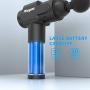 Muscle Massage Gun, Quiet Deep Tissue Massage Gun for Athletes Percussion Massager Handheld for Soreness Miudaml U3 Black