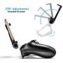 PS4 Controller Phone Holder, Megadream 180 Degree Rotation Gaming Mount Stand for Sony Playstation 4, PS4 Slim, PS4 Pro, Android Samsung Galaxy S9 S8 Note 9 8 Moto LG w/ OTG Cable – Fits Max 6 inch