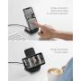 Anker Wireless Charger, PowerWave 7.5 Stand, Qi-Certified, Fast Charging iPhone 11, 11 Pro, 11 Pro Max, XR, Xs Max, Xs, X, 8, 8 Plus, Galaxy S20 S10 S9 S8, Note 10 Note 9 (No AC Adapter) - Black