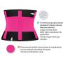 SHAPERX Women Waist Trainer Belt Waist Trimmer Slimming Belly Band Body Shaper Sports Girdles Workout Belt