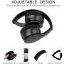 Esonstyle Over-Ear Bluetooth Headphones,Foldable Wireless Bluetooth Stereo Headset Wired Headphone with Handsfree Call Working with All 3.5 mm Music Device and Mobile Phone