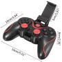 SMALL-CHIPINC - Update T 3 X3 Smart Phone Game Controller Wireless Joystick Android Gamepad Bluetooth Gaming Remote Control for phone PC Tablet